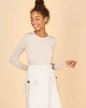 Свитер тонкой вязки S