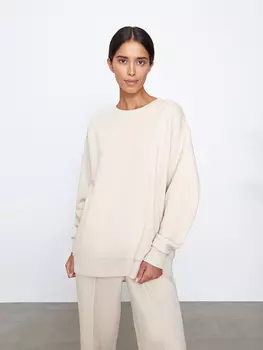 Свитшот свободный с карманом