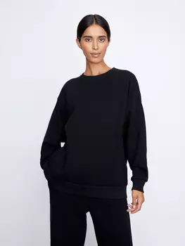 Свитшот свободный с карманом