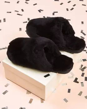 Тапочки закрытые из овчины 36-37