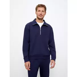 Толстовка с воротником на молнии