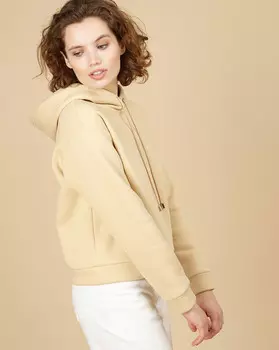 Толстовка укороченная с капюшоном S