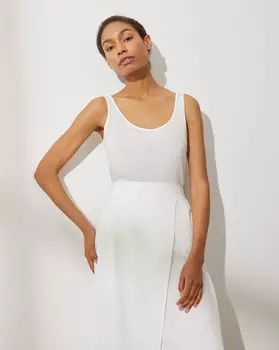 Топ из тонкого трикотажа