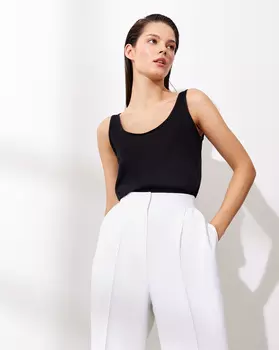 Топ из тонкого трикотажа