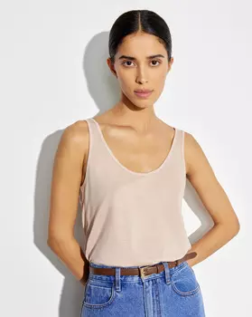 Топ из тонкого трикотажа