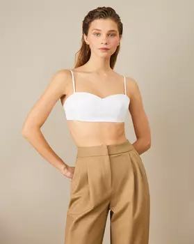 Топ на бретелях