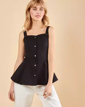 Топ с баской L