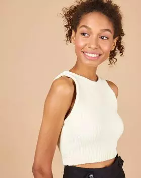 Топ укороченный крупной вязки M