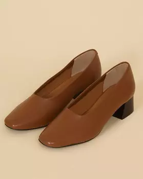 Туфли мягкие на каблуке 38