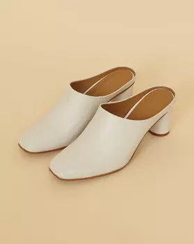 Туфли-мюли с открытой пяткой 35