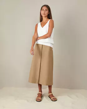 Юбка миди на молнии XXS