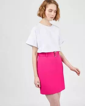 Юбка мини со съемным поясом XS