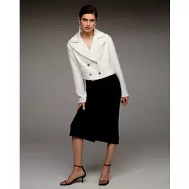 Жакет укороченный из твида