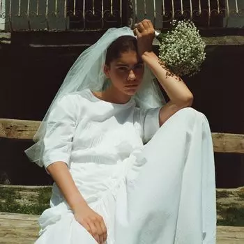 Платье макси со сборками