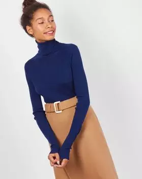 Водолазка тонкой вязки One size