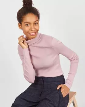 Водолазка тонкой вязки One size