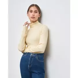 Водолазка в широкий рубчик