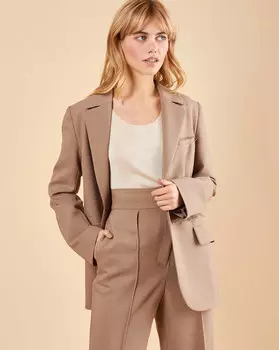 Жакет прямой удлиненный L