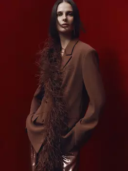 Жакет с перьями 12 STOREEZ