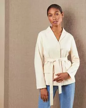 Жакет с поясом XS