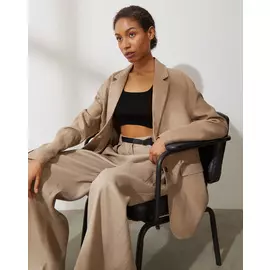 Жакет свободный изо льна