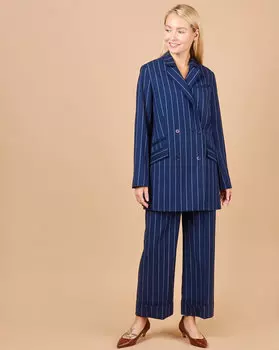 Жакет в полоску L