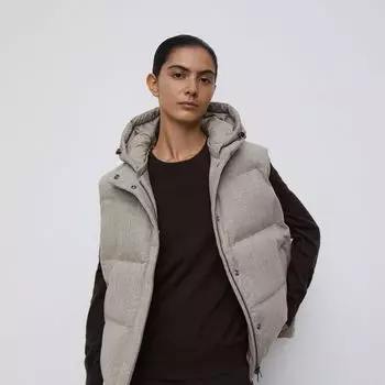 Жилет пуховый из шерсти и кашемира 12 STOREEZ