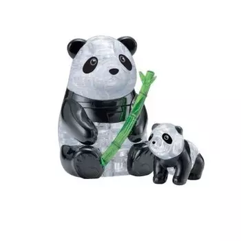 3D Crystal Puzzle Две панды