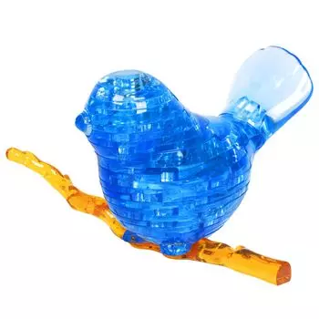 3D Пазл Магия кристаллов: Птичка с подсветкой (50 деталей)