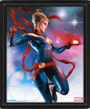 3D Постер Captain Marvel: Galaxy