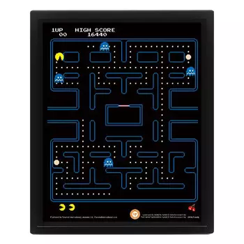 3D Постер Pac-Man Maze