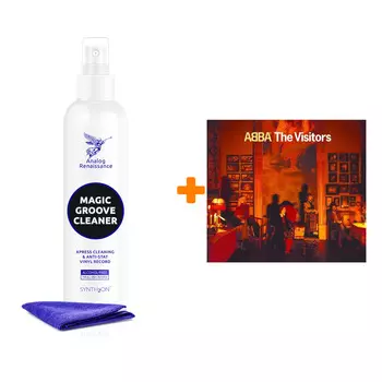 ABBA Visitors LP + Спрей для очистки LP с микрофиброй 250мл Набор