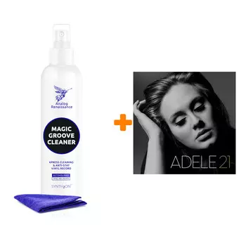 ADELE 21 LP + Спрей для очистки LP с микрофиброй 250мл Набор