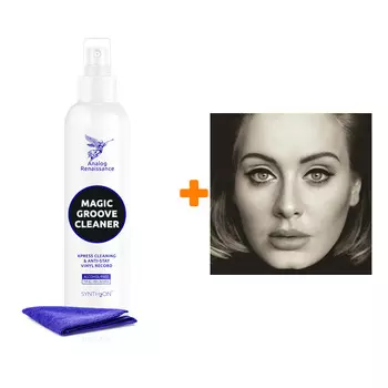 ADELE 25 LP + Спрей для очистки LP с микрофиброй 250мл Набор