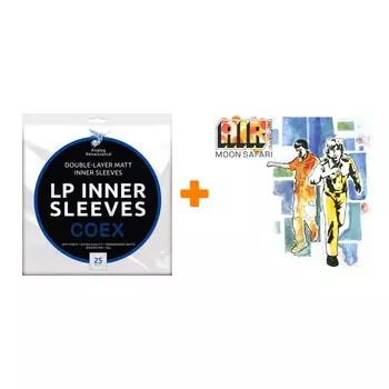 AIR Moon Safari LP + Конверты внутренние COEX для грампластинок 12" 25шт Набор