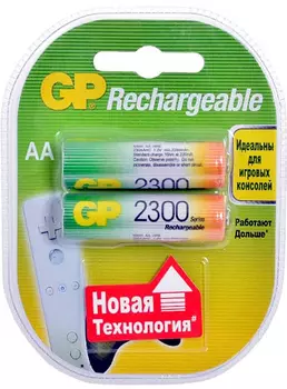 Аккумулятор GP 2300 мАч (2 шт. AA)