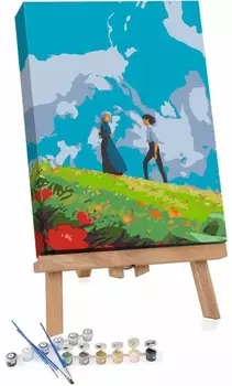 Аниме картина по номерам: Ходячий Замок