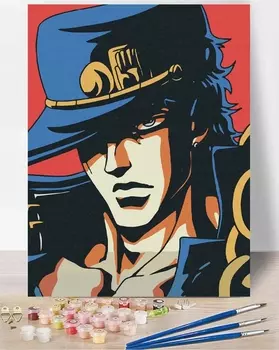 Аниме картина по номерам: JoJo – Джотаро Куджо