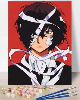 Аниме картина по номерам: Великий из Бродячих Псов