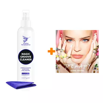 ANNE-MARIE Therapy Coloured Orange Vinyl LP + Спрей для очистки LP с микрофиброй 250мл Набор