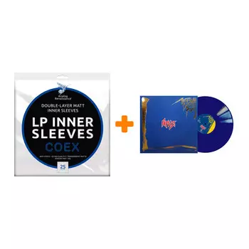 АРИЯ Легенды русского рока Coloured Blue Vinyl 2LP + Конверты внутренние COEX для грампластинок 12" 25шт Набор