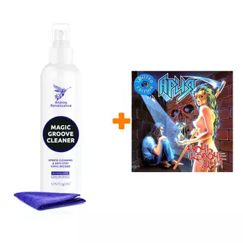 АРИЯ Ночь короче дня Coloured Crystal Blue Vinyl LP + Спрей для очистки LP с микрофиброй 250мл Набор