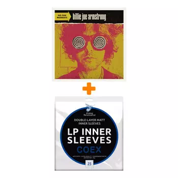 ARMSTRONG BILLIE JOE No Fun Mondays Coloured Blue Vinyl LP + Конверты внутренние COEX для грампластинок 12" 25шт Набор