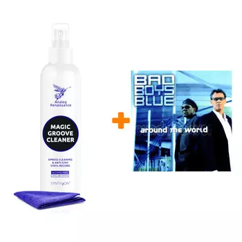 BAD BOYS BLUE Around The World Limited Edition LP + Спрей для очистки LP с микрофиброй 250мл Набор