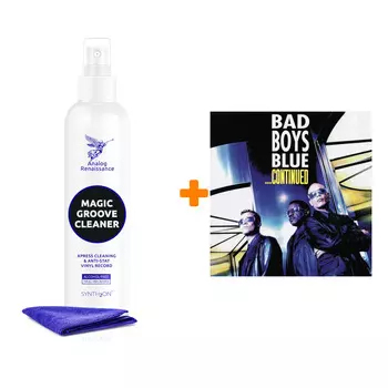 BAD BOYS BLUE ...Continued LP + Спрей для очистки LP с микрофиброй 250мл Набор