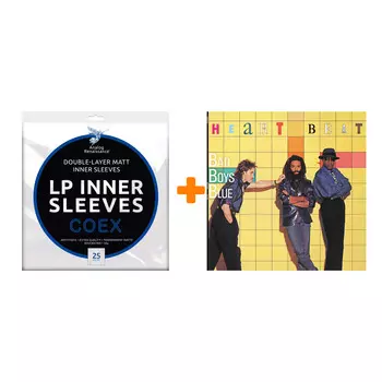 BAD BOYS BLUE Heart Beat Coloured Yellow Vinyl LP + Конверты внутренние COEX для грампластинок 12" 25шт Набор