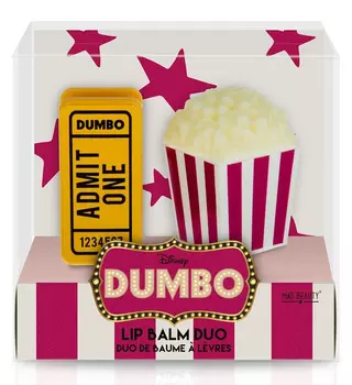 Бальзам для губ Disney: Dumbo Popcorn &amp; Ticket 2-Pack