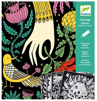 Бархатная раскраска Страна чудес