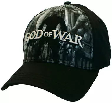 Бейсболка God Of War: Black Flex Front Full Print