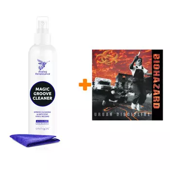 BIOHAZARD Urban Discipline 30th Anniversary 2LP + Спрей для очистки LP с микрофиброй 250мл Набор
